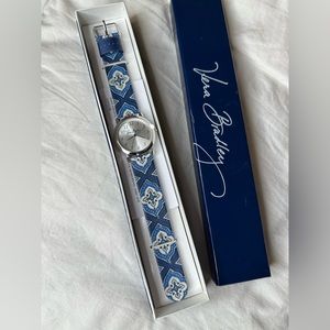 Never worn!! Vera Bradley Nantucket Navy watch 🌊⚓️⌚️